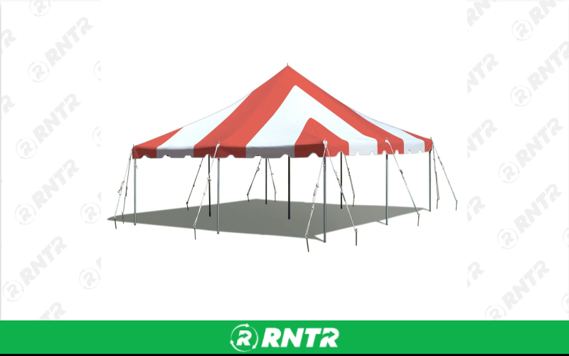 Generic CANOPY 20 X 20 RED/WHITE – For rent in uniontown, pennsylvania – Fayette Rental Solutions | RNTR.com – Image 1