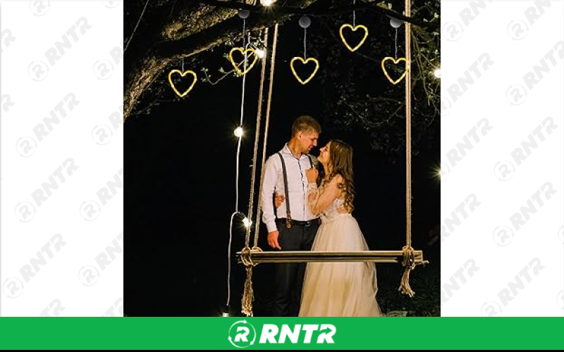 Generic DOUBLE HEART W/LIGHTS & TULLE – For rent in uniontown, pennsylvania – Fayette Rental Solutions | RNTR.com – Image 1