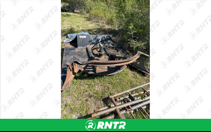 na Heavy Duty Skid Steer Brush Cutter / Bush Hog – Clears Thick Brush Fast – For rent in robertsdale, alabama – Goat Cooper Rental | RNTR.com – Image 1