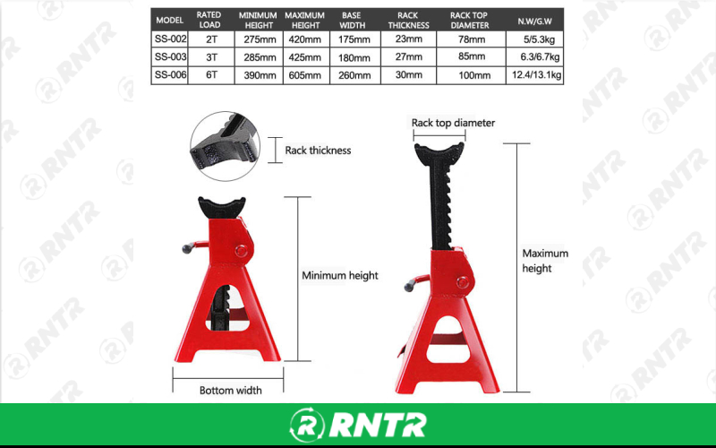 Generic JACK STAND SET – For rent in uniontown, pennsylvania – Fayette Rental Solutions | RNTR.com – Image 1