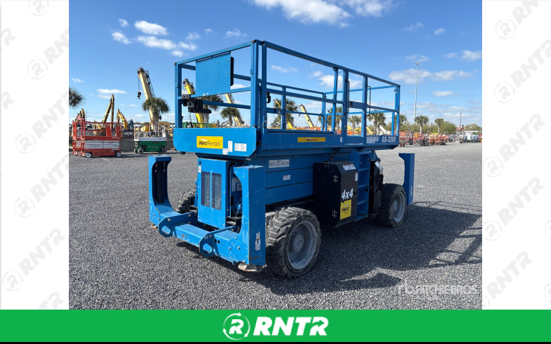 Generic Large Rough Terrain Scissors Lift w/ Outriggers – For rent in martinsburg, pennsylvania – Allegheny Equipment Rental | RNTR.com – Image 1