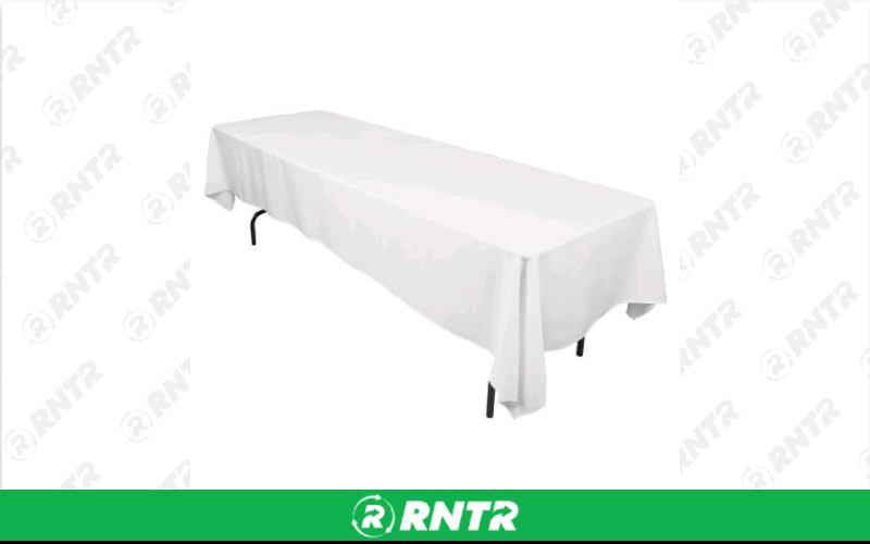 GENERIC LINEN -  53X114 BLACK RECT TBL – For rent in maplewood, minnesota – Hejny Rental | RNTR.com – Image 1