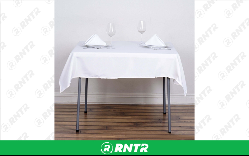 Generic LINEN SQUARE 54 X 54 WHITE – For rent in uniontown, pennsylvania – Fayette Rental Solutions | RNTR.com – Image 1