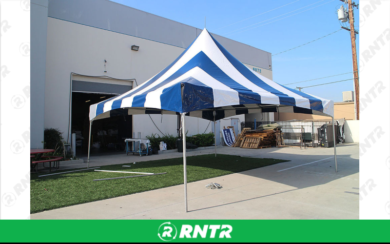 Generic PACKAGE CANOPY 20 X 20 BLUE/WHITE – For rent in uniontown, pennsylvania – Fayette Rental Solutions | RNTR.com – Image 1