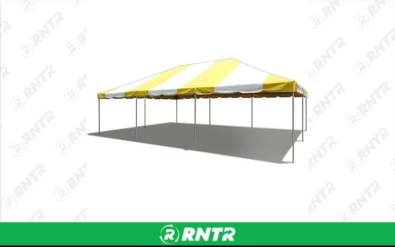 Generic PACKAGE CANOPY 20 X 30 YELLOW/WHITE – For rent in uniontown, pennsylvania – Fayette Rental Solutions | RNTR.com – Image 1