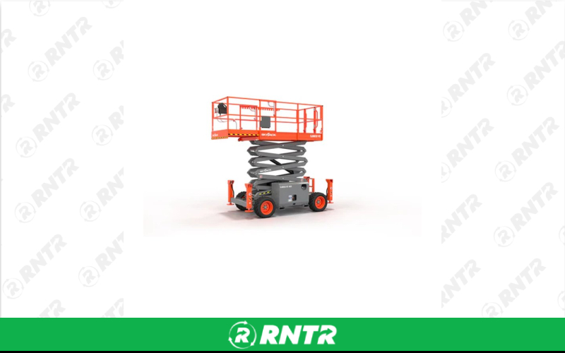 Generic Small Rough Terrain Scissors Lift w/ outriggers – For rent in martinsburg, pennsylvania – Allegheny Equipment Rental | RNTR.com – Image 1