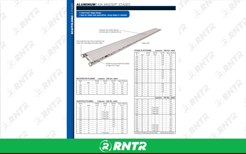 Generic STAGE 24' ALUMINUM 12 WIDE – For rent in Uniontown, Pennsylvania – Fayette Rental Solutions | RNTR.com – Image 1