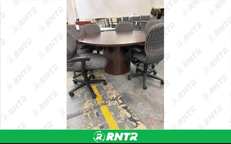 Generic TABLE -  ROUND 60 [SEATING FOR 8] – For rent in uniontown, pennsylvania – Fayette Rental Solutions | RNTR.com – Image 1