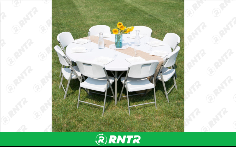 Generic TABLE -  ROUND 72 [SEATING FOR 10] – For rent in uniontown, pennsylvania – Fayette Rental Solutions | RNTR.com – Image 1