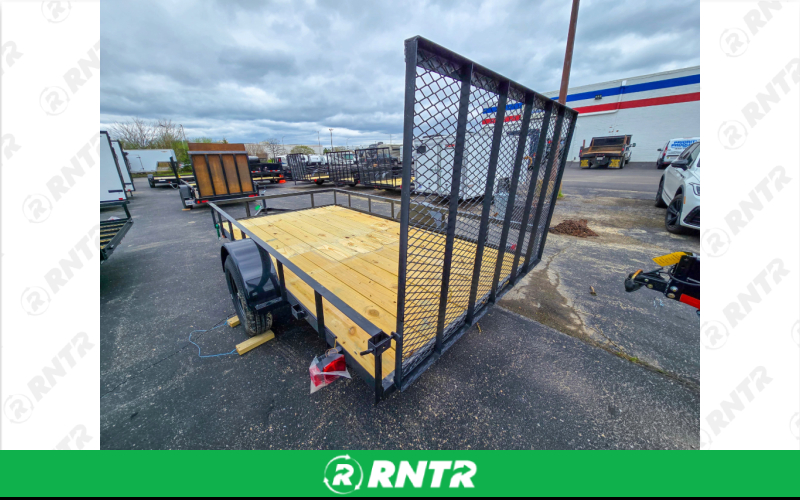 Generic TRAILER BLACK GATED 7K 7'X14' CB – For rent in uniontown, pennsylvania – Fayette Rental Solutions | RNTR.com – Image 1