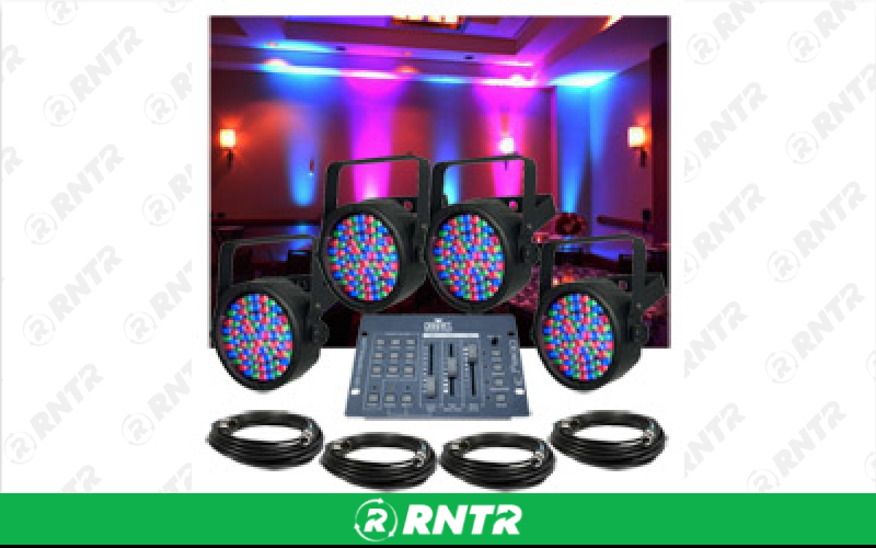 Generic UPLIGHTING SET OF 4 MULTI COLOR – For rent in uniontown, pennsylvania – Fayette Rental Solutions | RNTR.com – Image 1