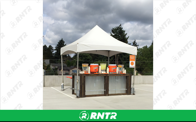 Generic 10x10 Pagoda Style Tent – For rent in Portland, Oregon – Peter Corvallis Productions | RNTR.com – Image 1 of 3