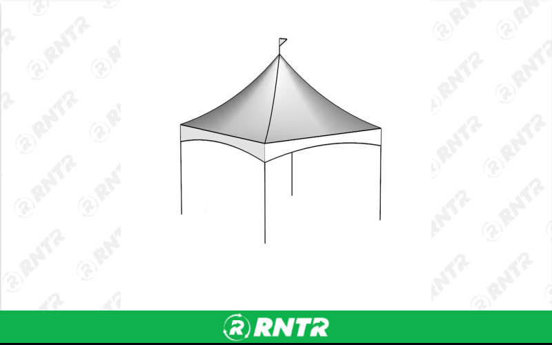 Generic 10x10 Pagoda Style Tent – For rent in Portland, Oregon – Peter Corvallis Productions | RNTR.com – Image 3 of 3