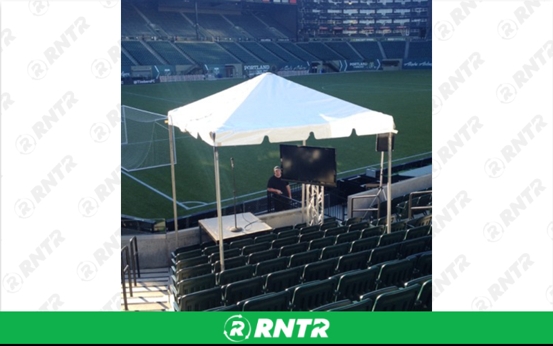 Generic 10x20 White Canopy Tent – For rent in Portland, Oregon – Peter Corvallis Productions | RNTR.com – Image 1 of 2