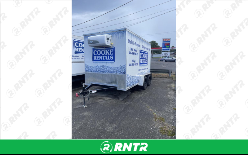 Generic 12' FREEZER/REFRIGERATED TRAILER – For rent in Mount Airy, North Carolina – Cooke Rentals MA | RNTR.com – Image 2 of 3