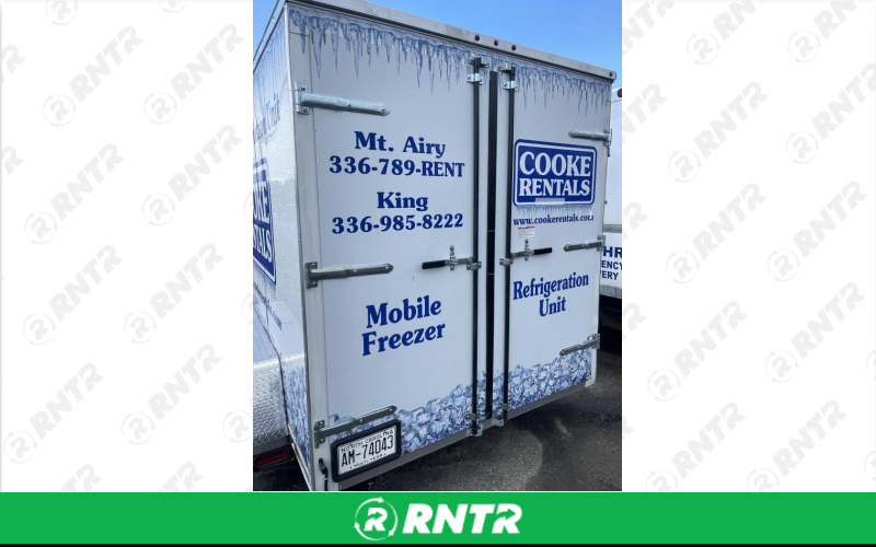 Generic 12' FREEZER/REFRIGERATED TRAILER – For rent in Mount Airy, North Carolina – Cooke Rentals MA | RNTR.com – Image 3 of 3
