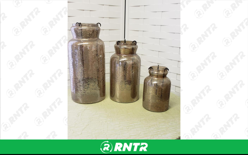 Generic 15X8 MERCURY GLASS CANDLE HOLDER – For rent in Mount Airy, North Carolina – Cooke Rentals MA | RNTR.com – Image 1 of 1