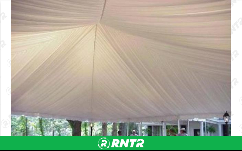 Generic 20x10 TENT LINER END-WHITE – For rent in Mount Airy, North Carolina – Cooke Rentals MA | RNTR.com – Image 1 of 1