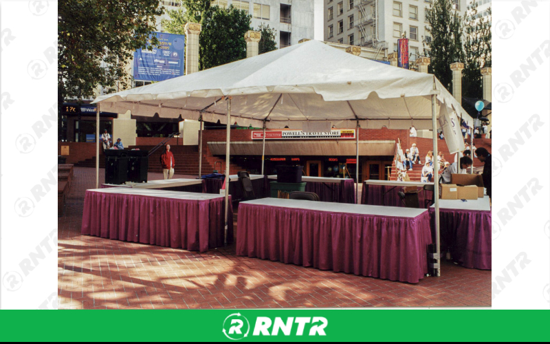 Generic 20x160 White Canopy Tent – For rent in Portland, Oregon – Peter Corvallis Productions | RNTR.com – Image 3 of 3