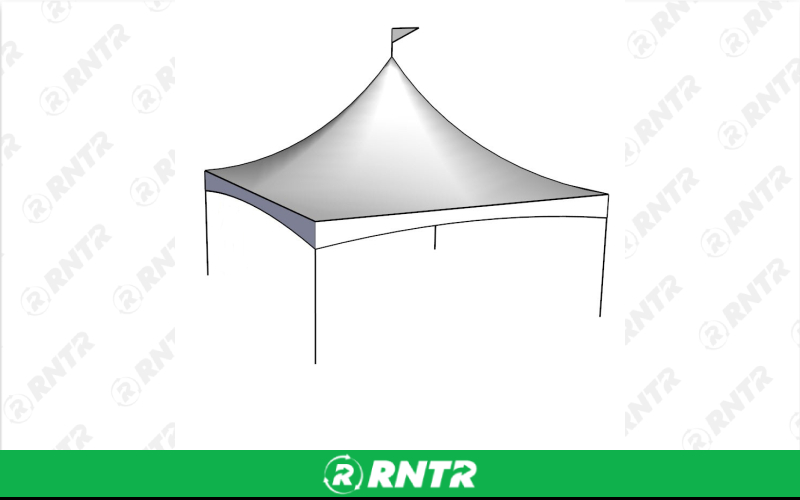 Generic 20x40 White Pagoda Style Tent – For rent in Portland, Oregon – Peter Corvallis Productions | RNTR.com – Image 2 of 3