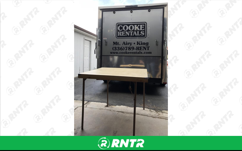 Generic 3' SQUARE TABLE – For rent in Mount Airy, North Carolina – Cooke Rentals MA | RNTR.com – Image 2 of 2