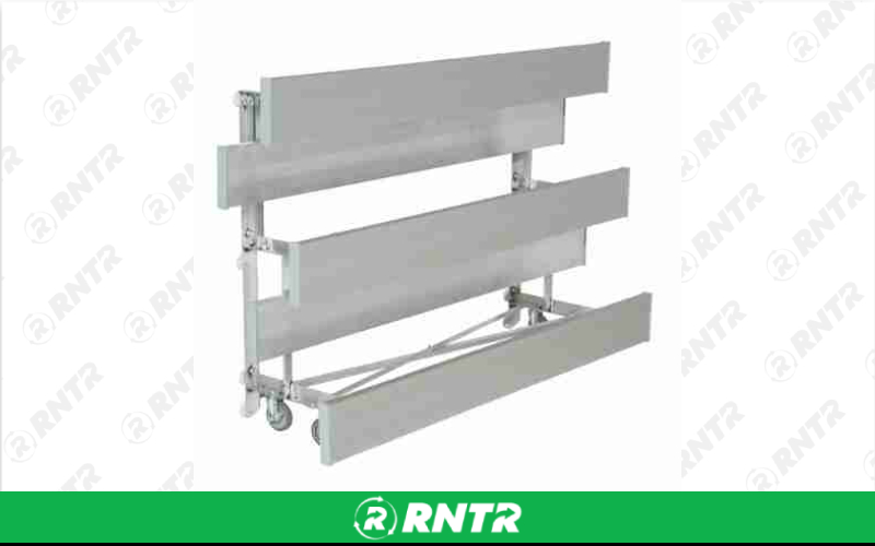 Generic 3 Tier - Tip & Roll Bleacher - 9ft Long F133 – For rent in Portland, Oregon – Peter Corvallis Productions | RNTR.com – Image 2 of 2