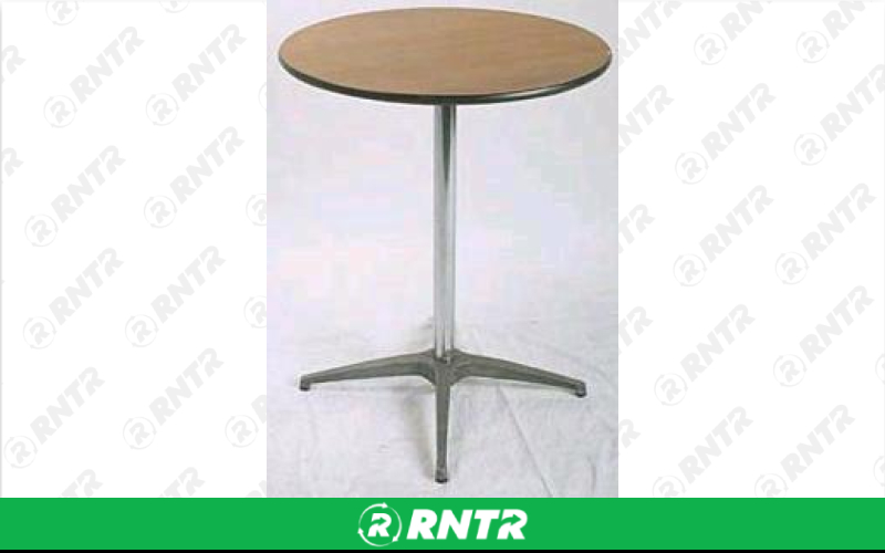 Generic 30 COCKTAIL TABLE-WOOD TOP – For rent in Mount Airy, North Carolina – Cooke Rentals MA | RNTR.com – Image 1 of 2