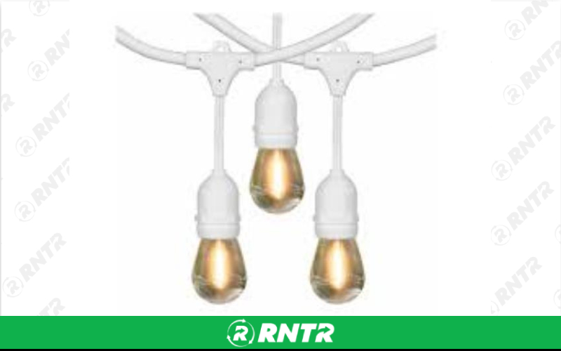 Generic 35' WHITE CAFE STRINGLIGHT – For rent in Mount Airy, North Carolina – Cooke Rentals MA | RNTR.com – Image 1 of 1