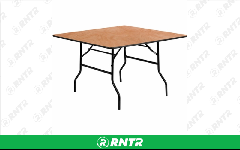 Generic 4' SQUARE TABLE – For rent in Mount Airy, North Carolina – Cooke Rentals MA | RNTR.com – Image 1 of 1