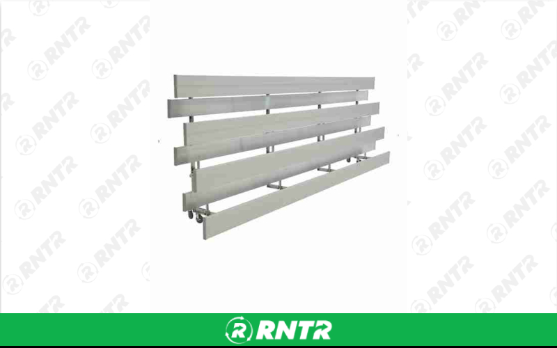 Generic 4 Tier - Tip & Roll Bleacher - 9ft Long – For rent in Portland, Oregon – Peter Corvallis Productions | RNTR.com – Image 2 of 2