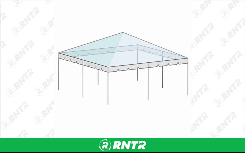 Generic 40x40 Clear Canopy Tent – For rent in Portland, Oregon – Peter Corvallis Productions | RNTR.com – Image 1 of 1