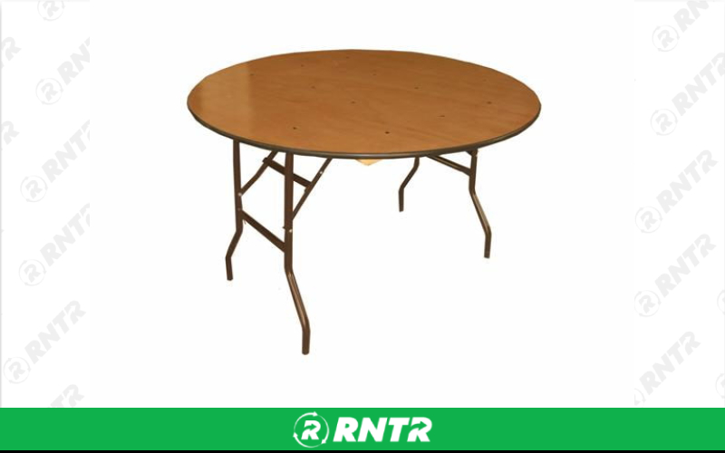 Generic 5' ROUND TABLE – For rent in Mount Airy, North Carolina – Cooke Rentals MA | RNTR.com – Image 1 of 1