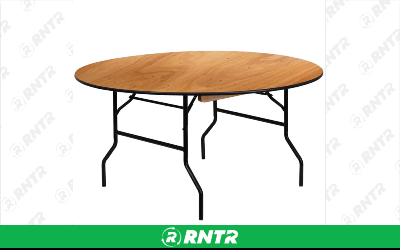 Generic 5' Round Table - Wood – For rent in allendale, michigan – Allendale Ace | RNTR.com – Image 1
