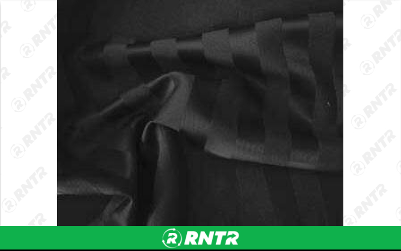 Generic 54x54 POLY SATIN STRIPE BLACK-667 – For rent in Mount Airy, North Carolina – Cooke Rentals MA | RNTR.com – Image 1 of 1