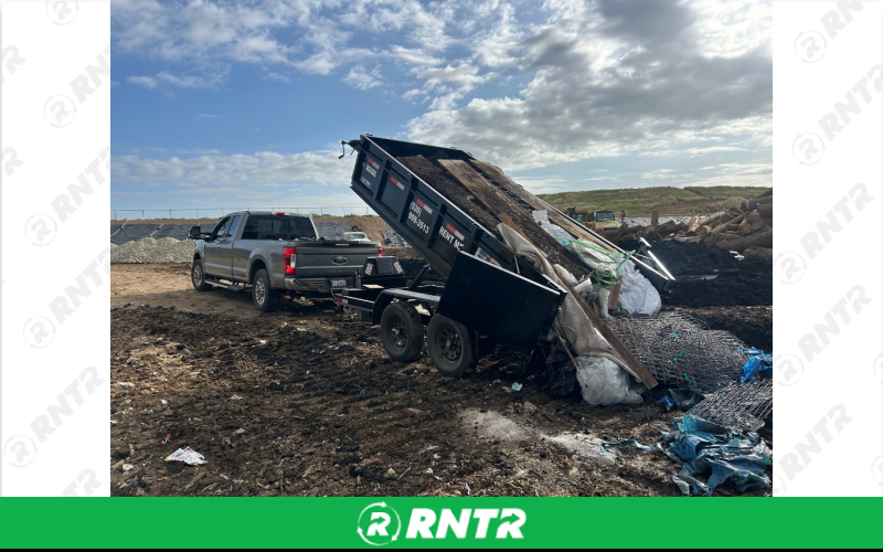 Easy Tow 6x12 Dump Trailer – For rent in Woodland, California – BF Trailer Rentals LLC | RNTR.com – Image 1
