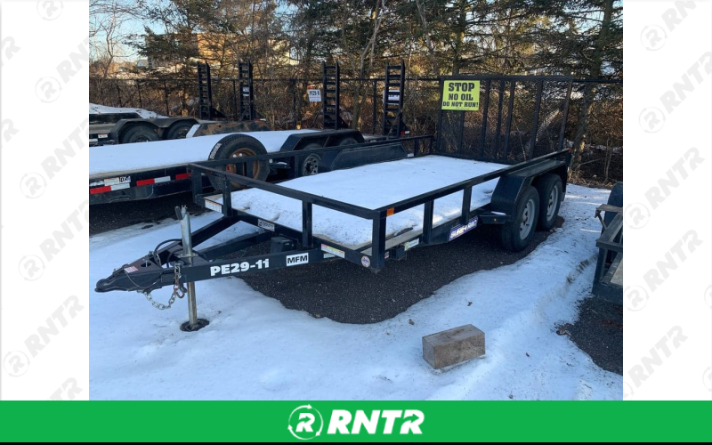 Generic 7’ x 14’ Utility Trailer 2-5/16” Ball - 7 Round Wiring – For rent in allendale, michigan – Allendale Ace | RNTR.com – Image 1