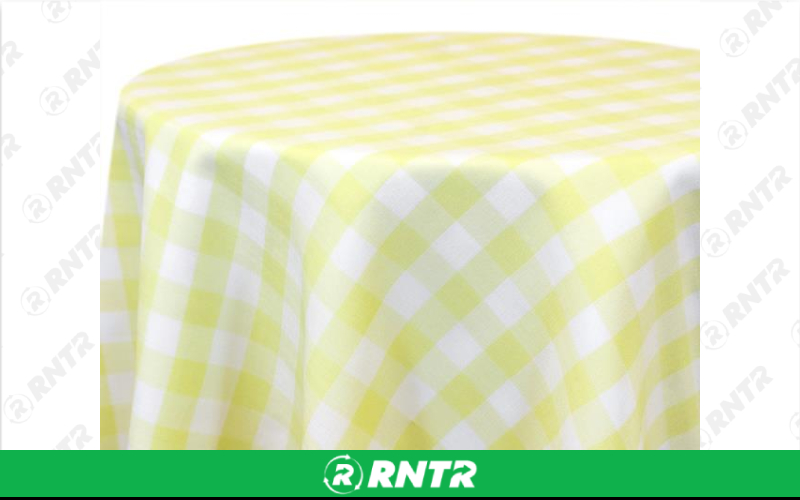Generic 72x72 MAIZE/WHITE CHECK-875 – For rent in Mount Airy, North Carolina – Cooke Rentals MA | RNTR.com – Image 1 of 1