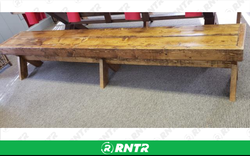 Generic 8' BENCH-FARMHOUSE – For rent in Mount Airy, North Carolina – Cooke Rentals MA | RNTR.com – Image 1 of 1
