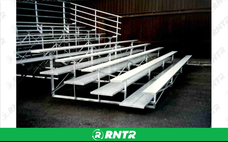 Generic 8 Tier - Standard Bleacher - 21ft Long – For rent in Portland, Oregon – Peter Corvallis Productions | RNTR.com – Image 1 of 2