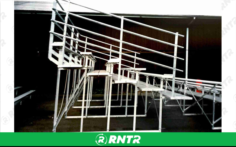 Generic 8 Tier - Standard Bleacher - 21ft Long – For rent in Portland, Oregon – Peter Corvallis Productions | RNTR.com – Image 2 of 2