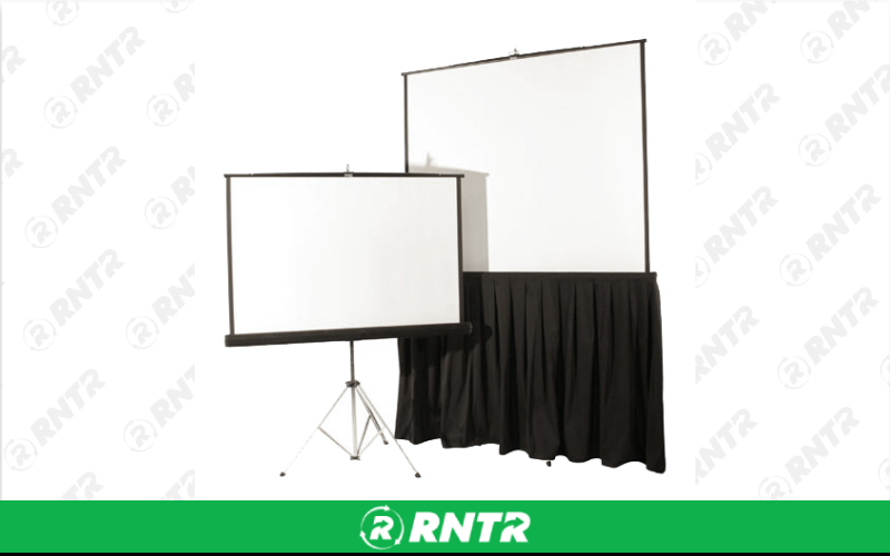 Generic 8ft Tripod Screen – For rent in Portland, Oregon – Peter Corvallis Productions | RNTR.com – Image 1 of 1