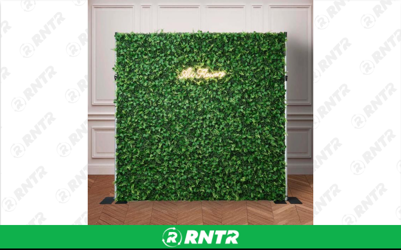 Generic 8'W X 8' TALL GRASS WALL BACKDROP – For rent in Mount Airy, North Carolina – Cooke Rentals MA | RNTR.com – Image 2 of 3
