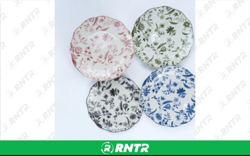  Accent China Collection - Eleanor Fern Salad Plate – For rent in englewood, colorado – Allwell Rents | RNTR.com – Image 1