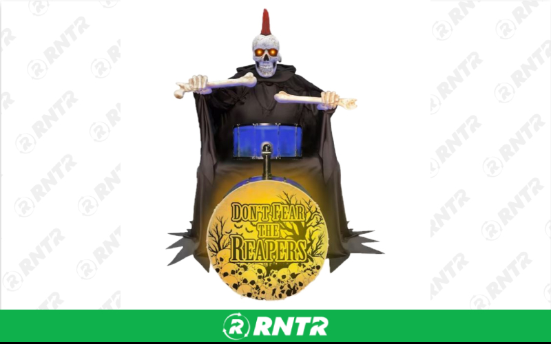 Generic Animated Reaper Drumming - 4′ – For rent in Portland, Oregon – Peter Corvallis Productions | RNTR.com – Image 1