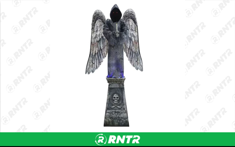 Generic Animated Tombstone Angel - 8′ – For rent in Portland, Oregon – Peter Corvallis Productions | RNTR.com – Image 1