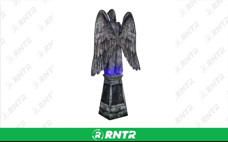 Generic Animated Tombstone Angel -  8′ – For rent in Portland, Oregon – Peter Corvallis Productions | RNTR.com – Image 2 of 3