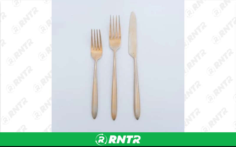  Antique Brushed Flatware - Dinner Knife – For rent in englewood, colorado – Allwell Rents | RNTR.com – Image 1