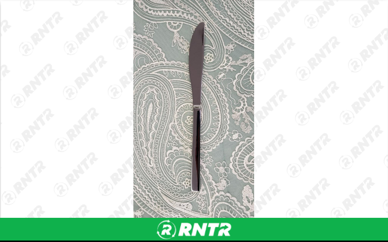 Generic AREZZO POLISHED DINNER KNIFE – For rent in Mount Airy, North Carolina – Cooke Rentals MA | RNTR.com – Image 1 of 1