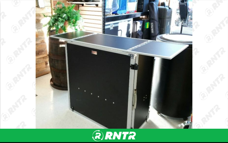 Generic BAR BLACK W/ ALUMINUM TRIM-DJ – For rent in Mount Airy, North Carolina – Cooke Rentals MA | RNTR.com – Image 2 of 2