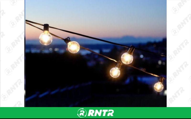 Generic Bistro Sting Lights G40 Black 25FT – For rent in Mount Airy, North Carolina – Cooke Rentals MA | RNTR.com – Image 1 of 3